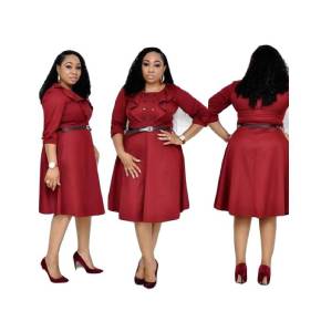 Unique belted beautiful turkey dress