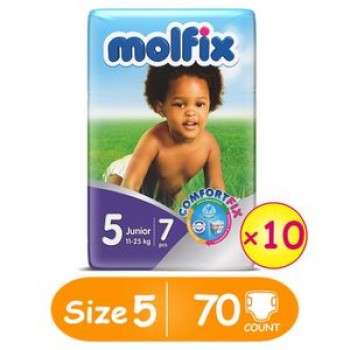 Molfix Diaper size 5 by 7 x 10 (carton)