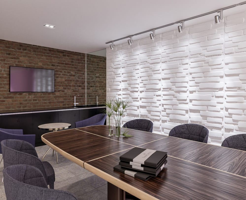 Exotic 3D wall Panel 4 pieces 1sqm