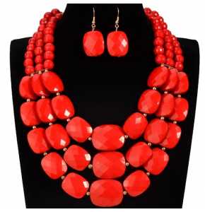 Bead jewelry set