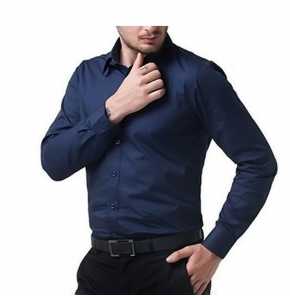 Men Formal Plain Shirt