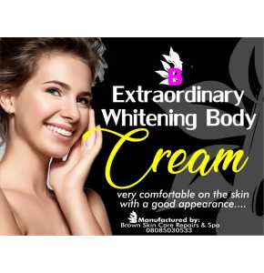 Brownskincare Extraordinary whitening cream