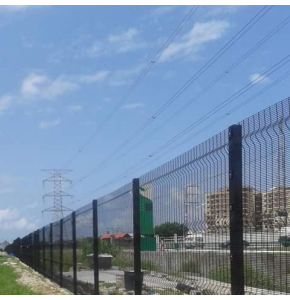 Clearly Invisible wall, anti-climb fence , high security. 1 set, 8 feet high, 10 feet wide B, by 1/2  hole, 4mm thickness a sheet and a pole with accessories