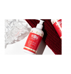 Kojic White kojic acid skin brightening body lotion