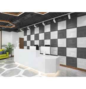 Exotic 3D wall panel 4 pieces 1sqm