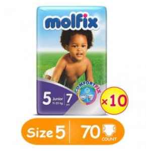 Molfix Diaper size 5 by 7 x 10 (carton)