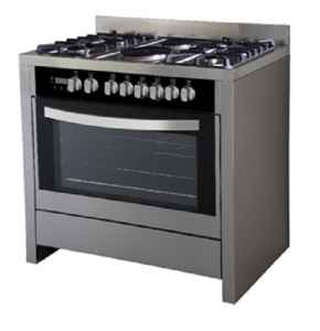 Scanfrost 90cmx60cm free standing cooker range / gas oven SFC9423SS