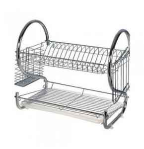 2 Layers Stainless Dish Drainer