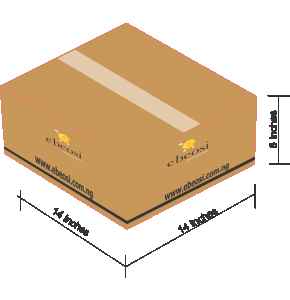 Ebeosi Branded carton  small size (14x14x6)inches.