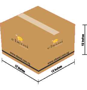 Ebeosi Branded carton small size (12x12x12)inches.