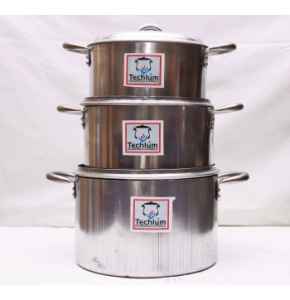Cooking Pot - Set of 3 (18,21.23,)cm