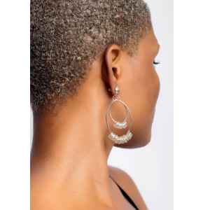 Oval Shape Earrings.