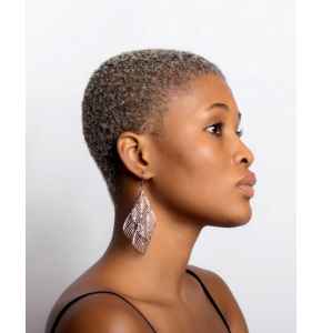 Leaf shape Drop Earrings.