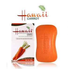 Hawaii Carrot Extract Soap pack of 4 200g