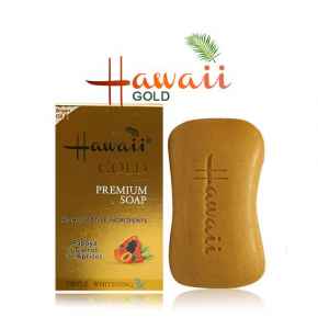Hawaii Premium Gold Soap with Papaya, Carrot and Apricots pack of 4