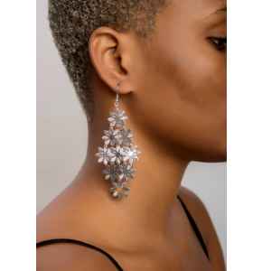 Flower shaped Earrings.