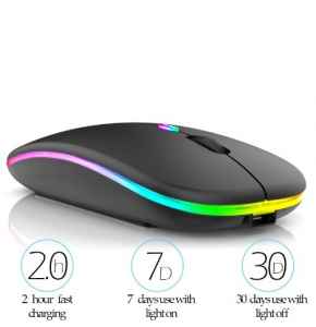 Dual Mode Bluetooth/USB Luminous Mouse
