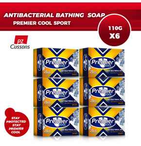 PREMIER COOL ANTIBACTERIAL SOAP (SPORT)- 110GX6