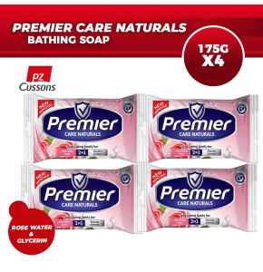 PREMIER CARE NATURAL -Rose Water & Glycerin- 175GX4