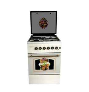Royal Cooker 3 Gas Burners & 1 Electric Hotplate (6631CC)