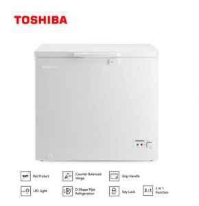 Toshiba Deep Freezer (198L) White
