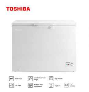 Toshiba Deep Freezer (290L) White
