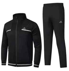 High Quality Adidas Tracksuit Black - ADEB4