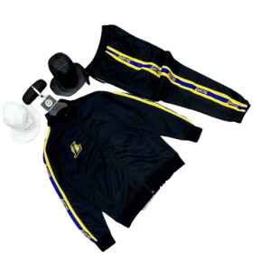 HIGH QUALITY LAKERS TRACKSUIT_BLACK
