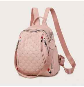 SMARK Ladies PU Leather Studded Decor Quilted Backpack