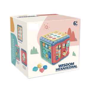 Early Education Cube Wisdom Hexahedral Baby Brain Development Toys For Kids