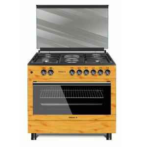 MAXI Gas Cooker Style 60 * 90 TR (4+2) WOOD
