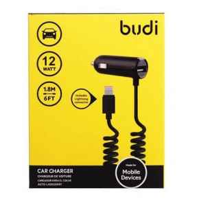 BUDI CAR CHARGER +LIGHTENING CABLE 186L - DWAC00451