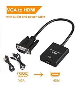 Onten VGA to HDMI Adapter with 1080P HD Video - DWAC00772