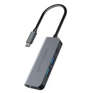 Powerology 4 in 1 USB-C Hub with HDMI & USB 3.0 - DWAC00803