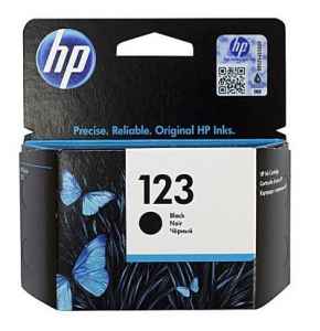 HP 123 Black Ink Cartridge - DWAC00031