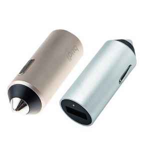 Budi Car Charger All Metal 2 USB - M8J619 - DWAC00091