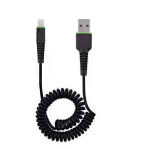 Budi Lightning to USB Charger Coiled Cable - M8J150LS - DWAC00117