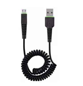 Budi Micro USB to USB Charger Coiled Cable - M8J150MS - DWAC00116