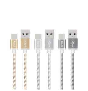 Budi Type C to USB Metal Spring Cable - M8J172T - DWAC00062