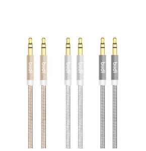Budi AUX Braided Cable With Metal Shell - M8J122 - DWAC00127