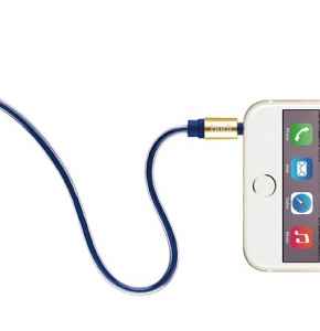 Budi AUX Braided Cable With Metal Shell - M8J129 - DWAC00126