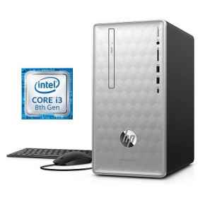 HP Pavilion 590-P0127CB Intel Core i3 Mini Tower Desktop 8 GB RAM 1 TB Hard Drive - Recertified - DWREF0145