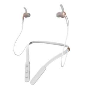 iFrogz Flex Force 2 Wireless Neckband Earbuds in Rose Gold/White