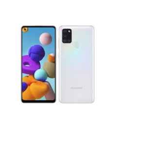 Samsung Galaxy A21s, 6.5-Inch 4GB RAM, 64GB ROM Android 10, (48MP + 8MP + 2MP + 2MP) + 13MP - white - DWMOB0148