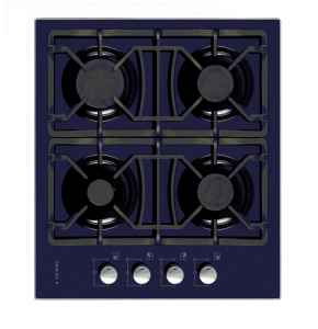 Maxi Gas Cooker 6060 T-840 Black 4 Burner , Table Top Gas Cooker, Auto Ignition -Black