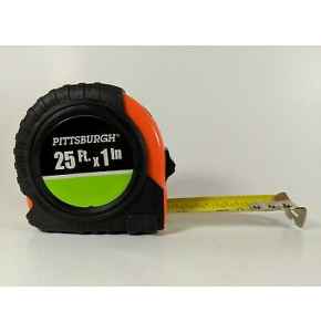 Pittsburg 25 Ft. X 1 In. QuikFind Tape Measure with ABS Casing
