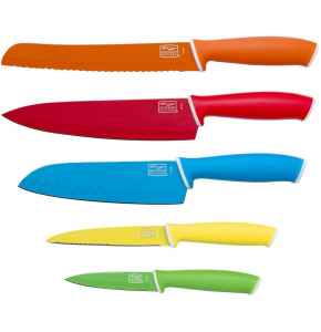 Chicago Cutlery 5pc. Colored Knife Set