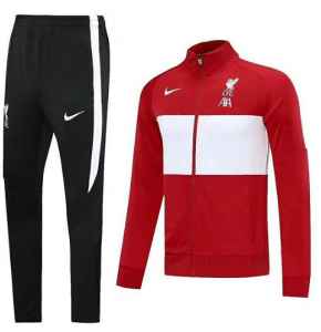 Liverpool Training TrackSuit BlacknRedwtWhite