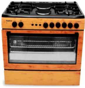 SCANFROST CK-6312 NG - 60X60 CMS ,WOOD FINISH , 3 GAS BURNERS(1 WOK+2 NORMAL)+ 1 HOT PLATES , GAS OVEN+GRILL+ TURNSPIT - APSCCK0007