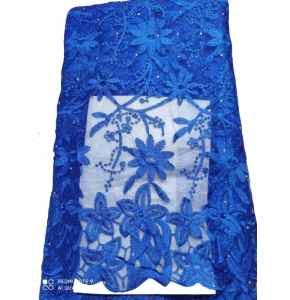 Blue Sample Lace Material for women X1